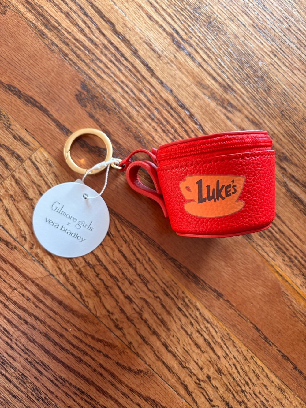 Vera Bradley Red 'Luke's' Bag Charm